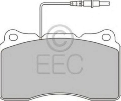 EEC brp1241 -  Комплект тормозных колодок, дисковый тормоз