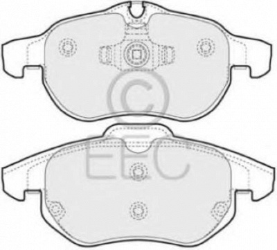 EEC brp1248 -  Комплект тормозных колодок, дисковый тормоз