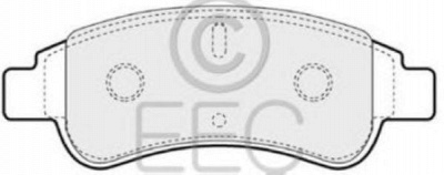 EEC brp1269 -  Комплект тормозных колодок, дисковый тормоз