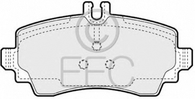 EEC brp1294 -  Комплект тормозных колодок, дисковый тормоз
