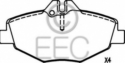 EEC brp1316 -  Комплект тормозных колодок, дисковый тормоз
