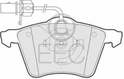 EEC brp1323 -  Комплект тормозных колодок, дисковый тормоз