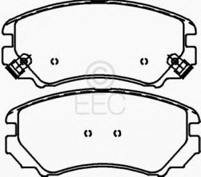 EEC brp1384 -  Комплект тормозных колодок, дисковый тормоз