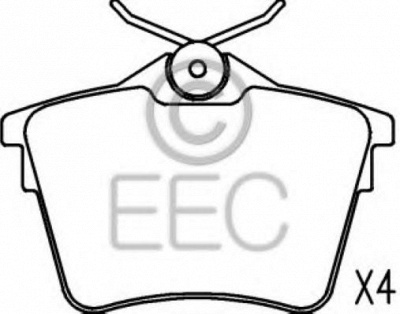 EEC brp1426 -  Комплект тормозных колодок, дисковый тормоз