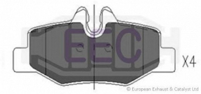 EEC brp1436 -  Комплект тормозных колодок, дисковый тормоз