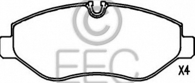 EEC brp1515 -  Комплект тормозных колодок, дисковый тормоз