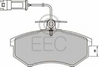EEC brp3017 -  Комплект тормозных колодок, дисковый тормоз