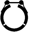 ELRING 259900 -  Клемма, система выпуска