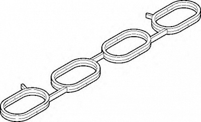 ELRING 747410 -  Прокладка, корпус впускного коллектора