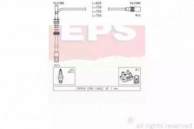 EPS 1501489 -  Комплект проводов зажигания