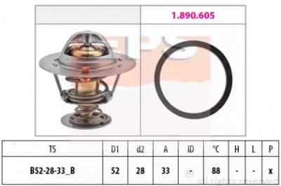 EPS 1880412 -  Термостат, охлаждающая жидкость