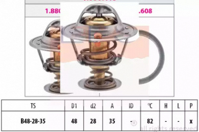 EPS 1880415s -  Термостат, охлаждающая жидкость