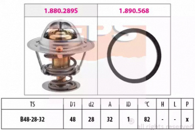 EPS 1880466 -  Термостат, охлаждающая жидкость