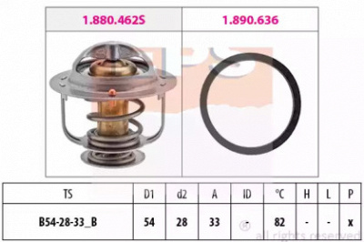 EPS 1880645 -  Термостат, охлаждающая жидкость