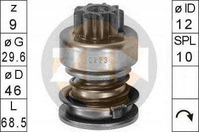ERA 225093 -  Привод с механизмом свободного хода, стартер
