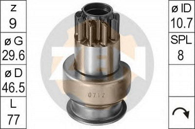 ERA 225300 -  Привод с механизмом свободного хода, стартер