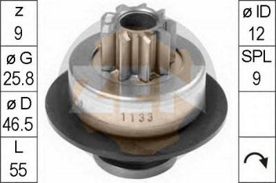 ERA 225530 -  Привод с механизмом свободного хода, стартер