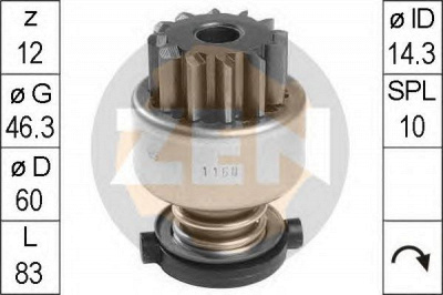 ERA 225539 -  Привод с механизмом свободного хода, стартер