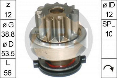 ERA 225700 -  Привод с механизмом свободного хода, стартер