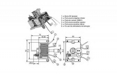 ERA 227208 -  Тяговое реле, стартер