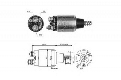 ERA 227580 -  Тяговое реле, стартер