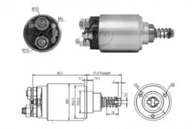 ERA 227931 -  Тяговое реле, стартер