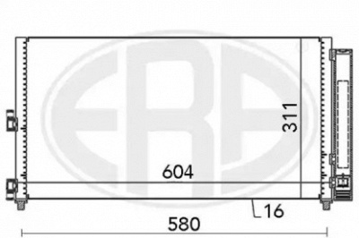 ERA 667000 -  Конденсатор, кондиционер