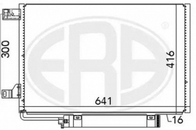 ERA 667006 -  Конденсатор, кондиционер