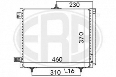 ERA 667009 -  Конденсатор, кондиционер