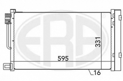 ERA 667010 -  Конденсатор, кондиционер