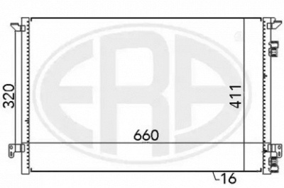 ERA 667012 -  Конденсатор, кондиционер
