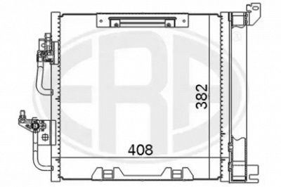 ERA 667019 -  Конденсатор, кондиционер