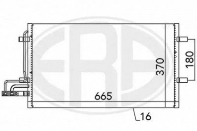 ERA 667029 -  Конденсатор, кондиционер