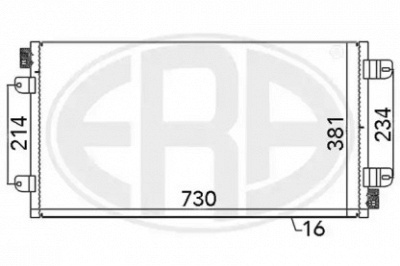 ERA 667030 -  Конденсатор, кондиционер