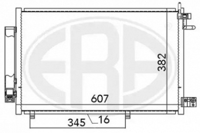 ERA 667031 -  Конденсатор, кондиционер