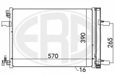 ERA 667047 -  Конденсатор, кондиционер