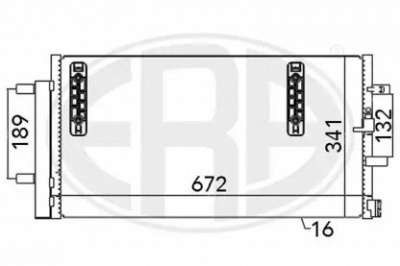 ERA 667048 -  Конденсатор, кондиционер