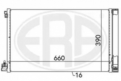 ERA 667049 -  Конденсатор, кондиционер