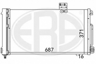 ERA 667050 -  Конденсатор, кондиционер