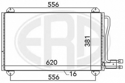 ERA 667055 -  Конденсатор, кондиционер