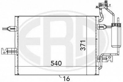 ERA 667058 -  Конденсатор, кондиционер