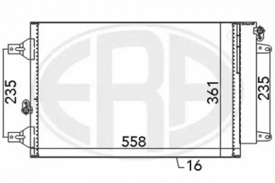 ERA 667059 -  Конденсатор, кондиционер
