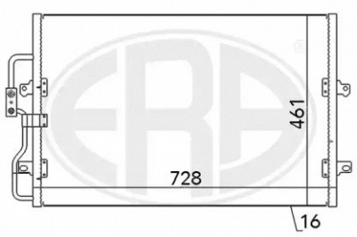ERA 667061 -  Конденсатор, кондиционер