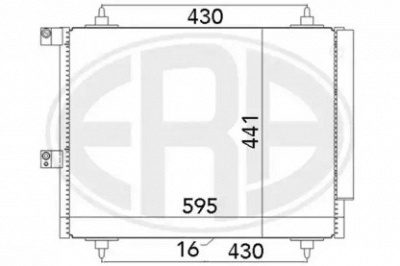 ERA 667063 -  Конденсатор, кондиционер