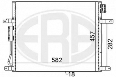 ERA 667067 -  Конденсатор, кондиционер