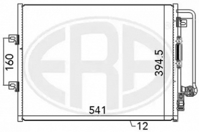 ERA 667072 -  Конденсатор, кондиционер