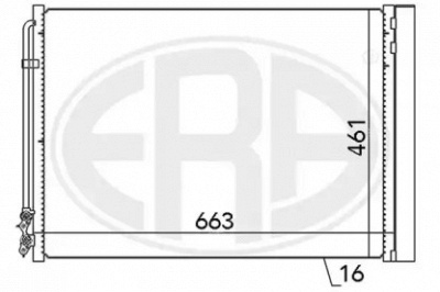 ERA 667079 -  Конденсатор, кондиционер