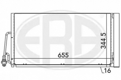 ERA 667090 -  Конденсатор, кондиционер