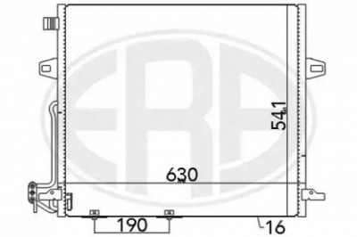 ERA 667093 -  Конденсатор, кондиционер