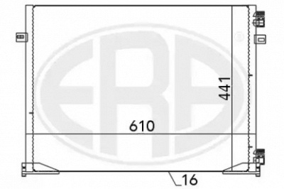 ERA 667096 -  Конденсатор, кондиционер